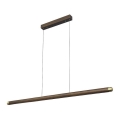 LED Hanglamp aan een koord LED/22W/230V 4000K 120 cm essehout/massief hout