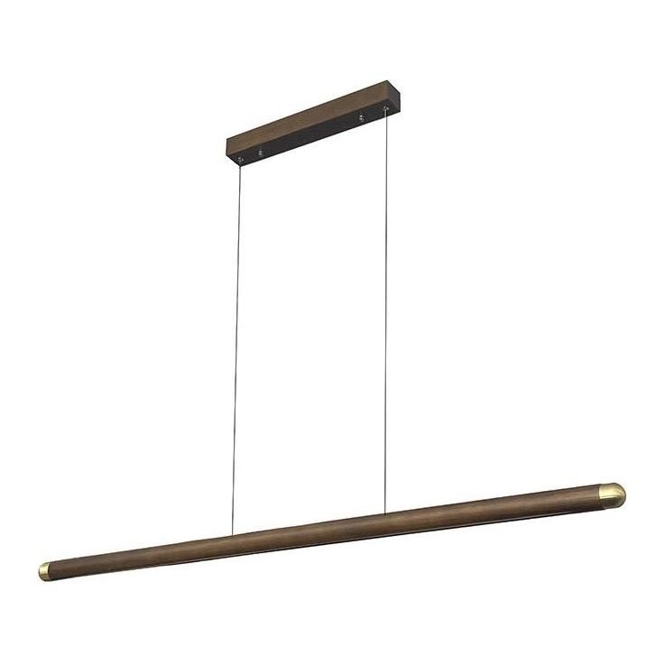 LED Hanglamp aan een koord LED/22W/230V 4000K 120 cm essehout/massief hout