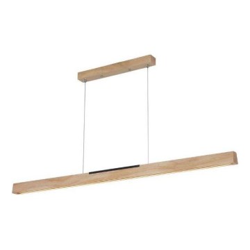 LED Hanglamp aan een koord LED/22W/230V 4000K 120 cm grenen/massief hout