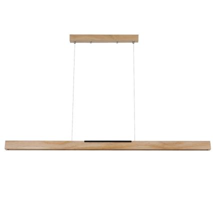 LED Hanglamp aan een koord LED/22W/230V 4000K 120 cm grenen/massief hout