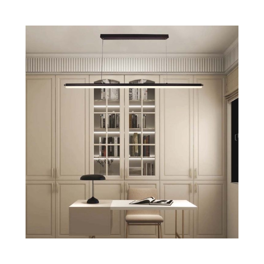 LED Hanglamp aan een koord LED/23W/230V 4000K 120 cm zwart