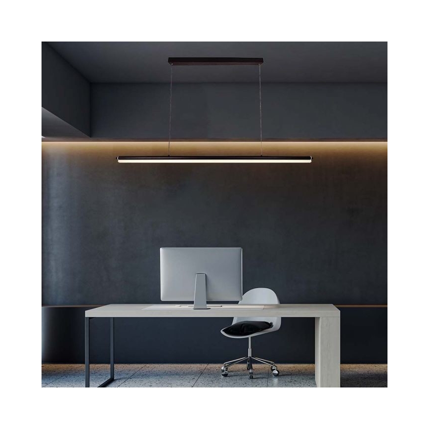 LED Hanglamp aan een koord LED/23W/230V 4000K 120 cm zwart