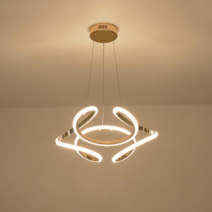 LED Hanglamp aan een koord LED/24W/230V 3000K 50x120 cm