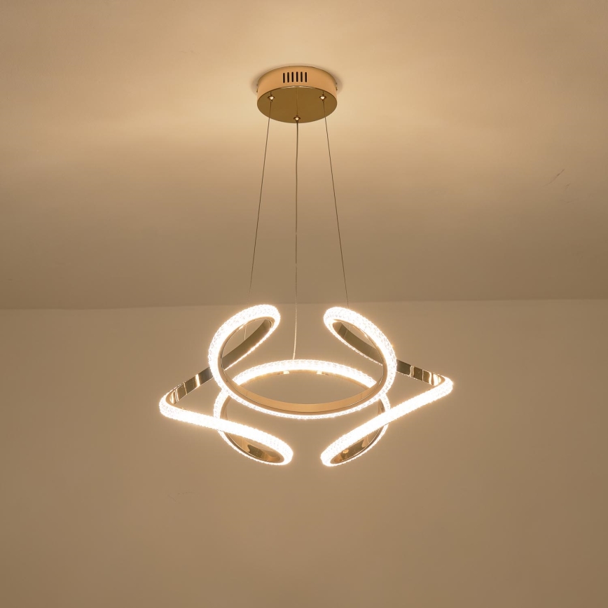 LED Hanglamp aan een koord LED/24W/230V 3000K 50x120 cm
