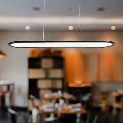 LED Hanglamp aan een koord LED/24W/230V 3000K zwart