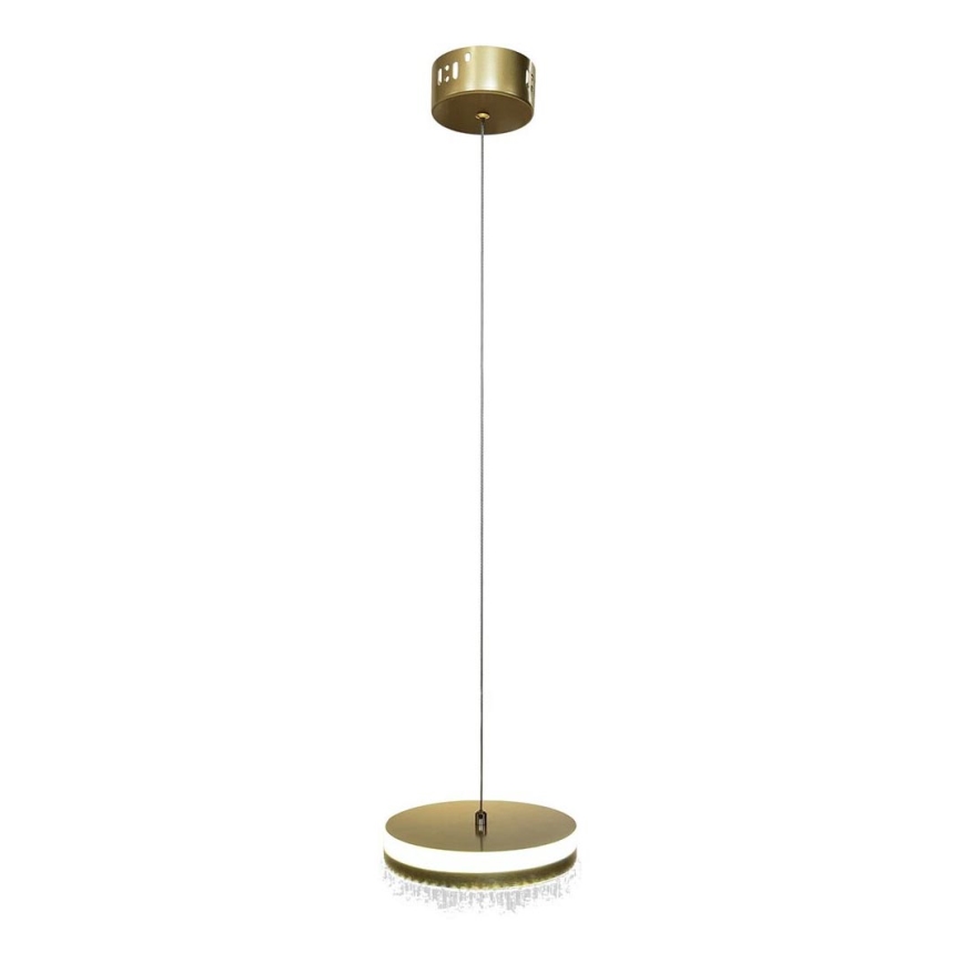 LED Hanglamp aan een koord LED/25W/230V diameter 20 cm goud