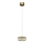 LED Hanglamp aan een koord LED/25W/230V diameter 20 cm goud