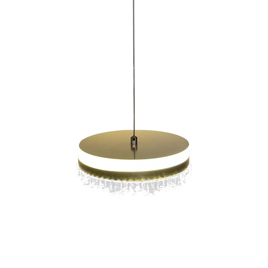 LED Hanglamp aan een koord LED/25W/230V diameter 20 cm goud