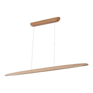 LED Hanglamp aan een koord LED/26W/230V 4000K 150 cm beuken/massief hout