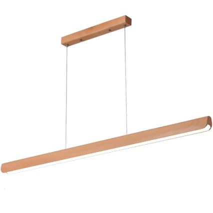 LED Hanglamp aan een koord LED/26W/230V 4000K 150 cm beuken/massief hout