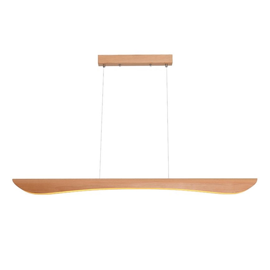 LED Hanglamp aan een koord LED/26W/230V 4000K 150 cm beuken/massief hout
