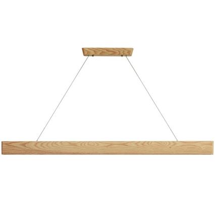 LED Hanglamp aan een koord LED/26W/230V 4000K 150 cm essehout/massief hout