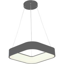 LED Hanglamp aan een koord LED/30W/230V 3000K 45x45 cm grijs