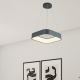 LED Hanglamp aan een koord LED/30W/230V 3000K 45x45 cm grijs