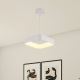 LED Hanglamp aan een koord LED/30W/230V 3000K 45x45 cm wit