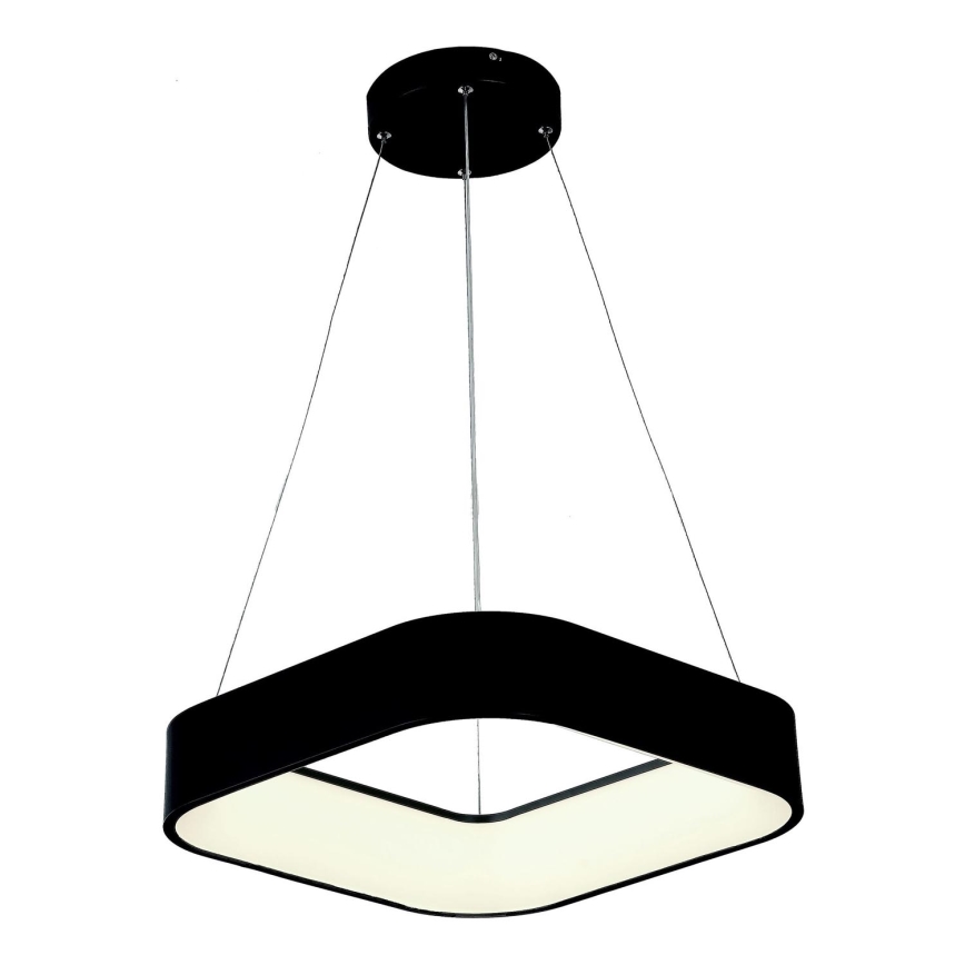 LED Hanglamp aan een koord LED/30W/230V 3000K 45x45 cm zwart