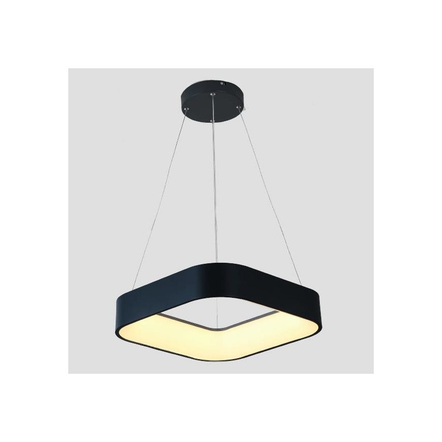 LED Hanglamp aan een koord LED/30W/230V 3000K 45x45 cm zwart