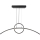 LED Hanglamp aan een koord LED/30W/230V 4000K zwart