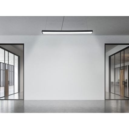 LED Hanglamp aan een koord LED/32W/230V 4000K diameter 120 cm zwart