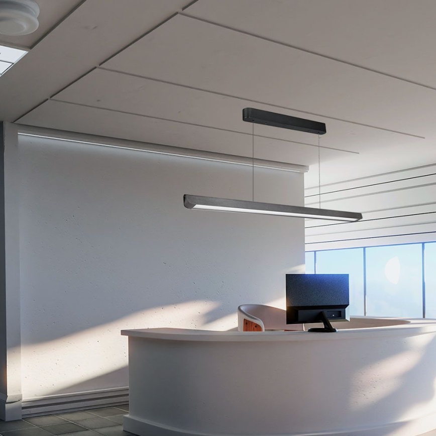 LED Hanglamp aan een koord LED/36W/230V 3000/4000/6400K antraciet