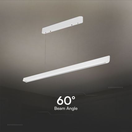 LED Hanglamp aan een koord LED/36W/230V 3000/4000/6400K wit