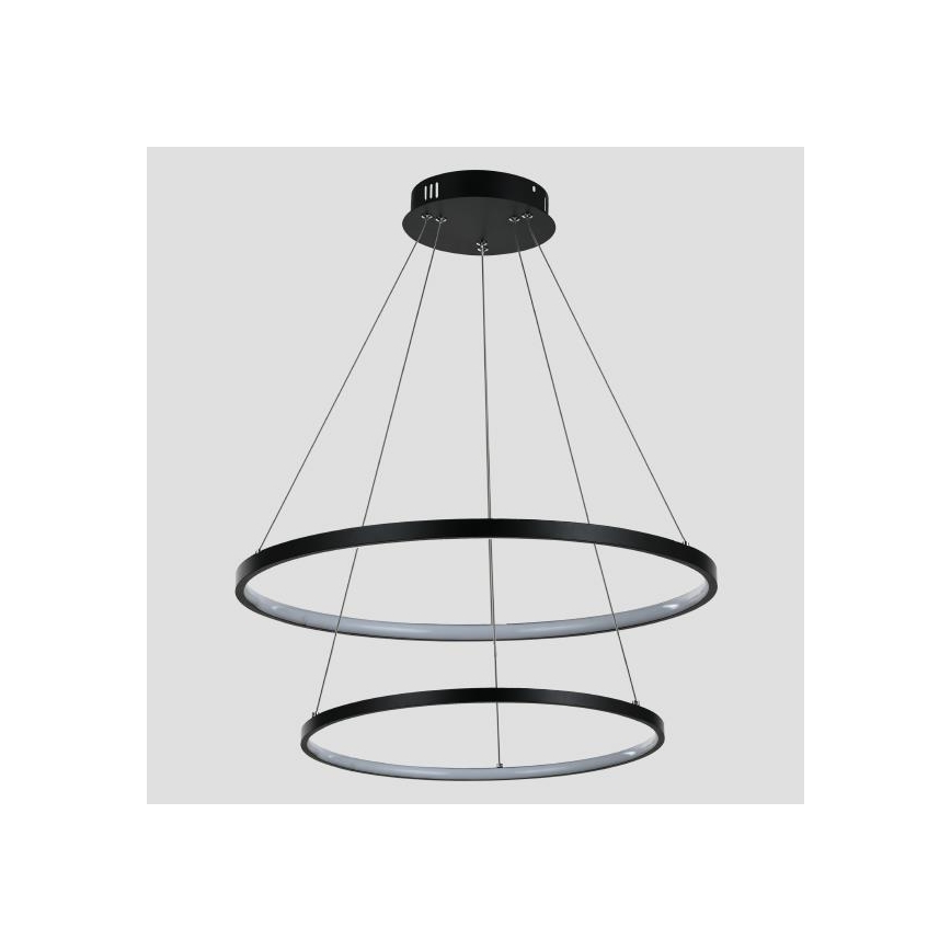 LED Hanglamp aan een koord LED/37W/230V 3000K zwart
