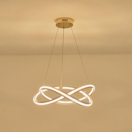 LED Hanglamp aan een koord LED/38W/230V 3000K 50x120 cm