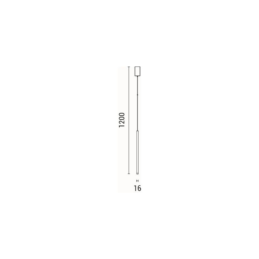 LED Hanglamp aan een koord LED/3W/230V 3000K diameter 6 cm