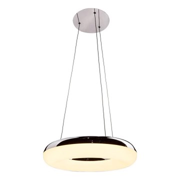 LED Hanglamp aan een koord LED/40W/230V 3000K diameter 40 cm glanzend chroom