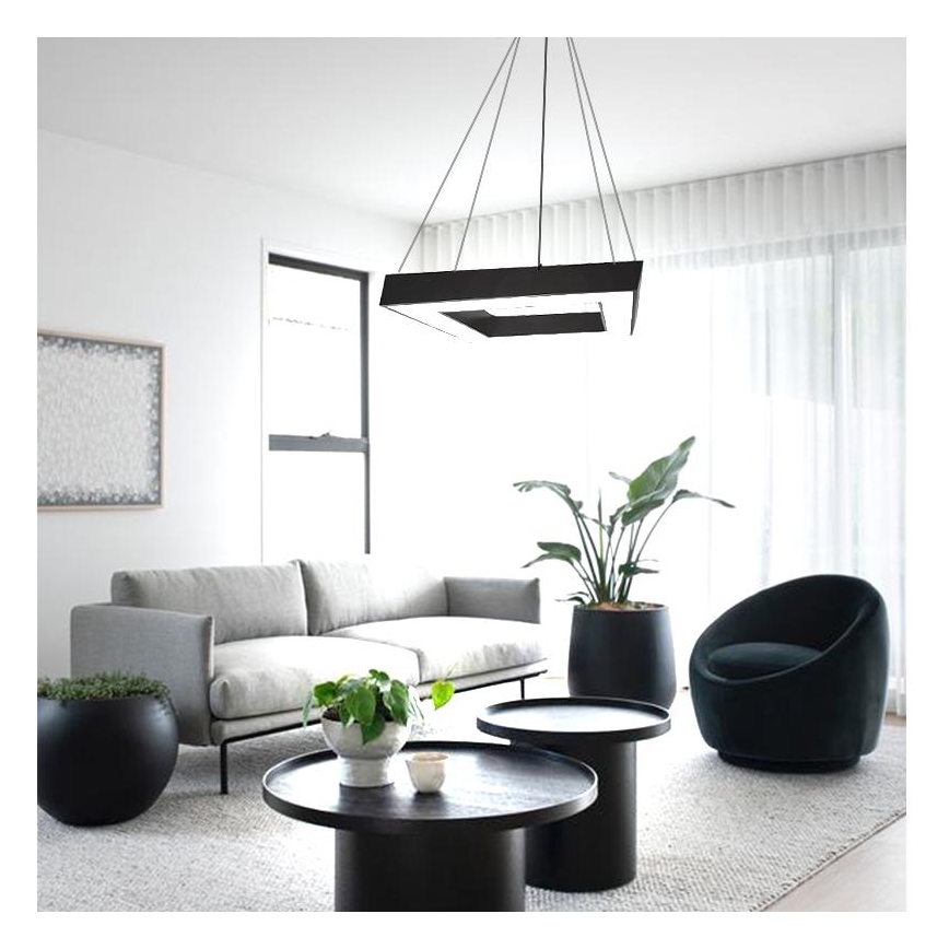 LED Hanglamp aan een koord LED/40W/230V 4000K 60x60 cm