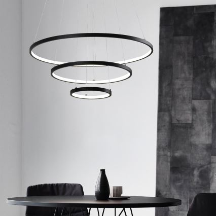 LED Hanglamp aan een koord LED/42W/230V 3000K zwart