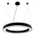 LED Hanglamp aan een koord LED/50W/230V 4000K diameter 100 cm zwart
