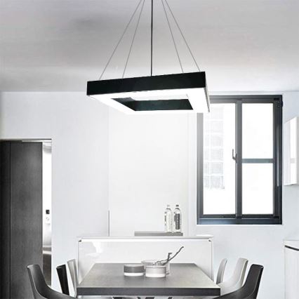 LED Hanglamp aan een koord LED/55W/230V 4000K 80x80 cm