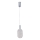 LED Hanglamp aan een koord LED/6,3W/230V 3000K glanzend chroom diameter 20 cm