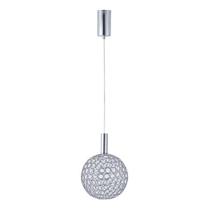 LED Hanglamp aan een koord LED/6,3W/230V 3000K glanzend chroom diameter 25 cm