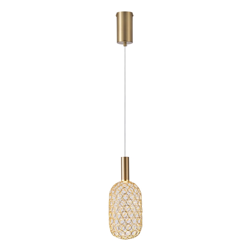 LED Hanglamp aan een koord LED/6,3W/230V 3000K goud diameter 20 cm