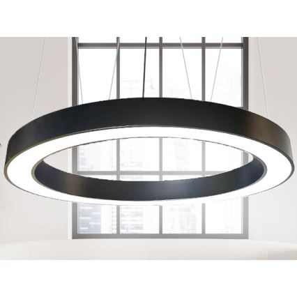 LED Hanglamp aan een koord LED/60W/230V 4000K diameter 120 cm zwart