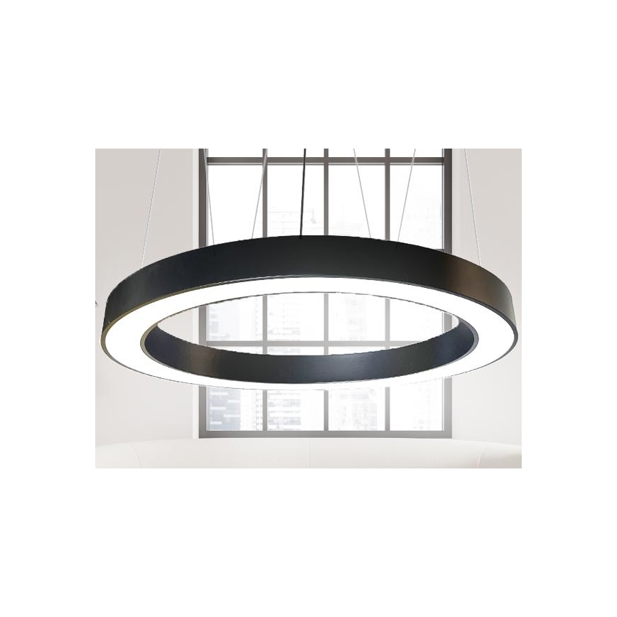 LED Hanglamp aan een koord LED/60W/230V 4000K diameter 120 cm zwart