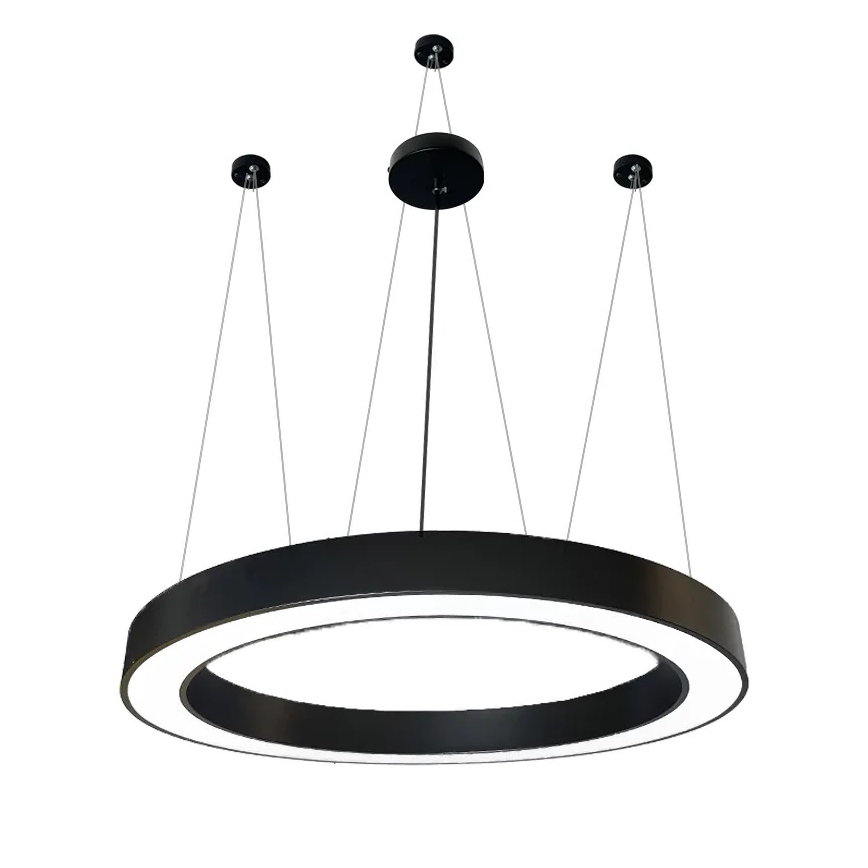 LED Hanglamp aan een koord LED/60W/230V 4000K diameter 120 cm zwart