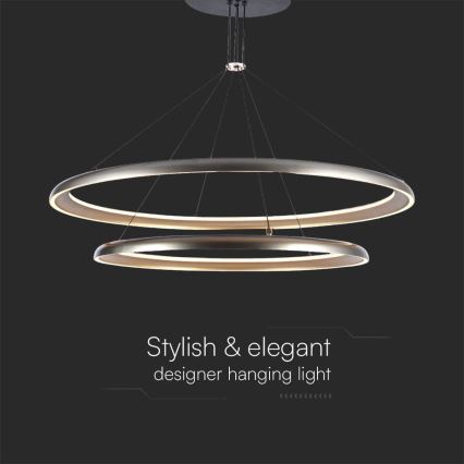 LED Hanglamp aan een koord LED/65W/230V 3000K