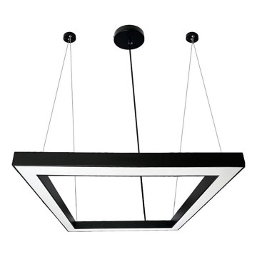 LED Hanglamp aan een koord LED/80W/230V 4000K 120x120 cm zwart