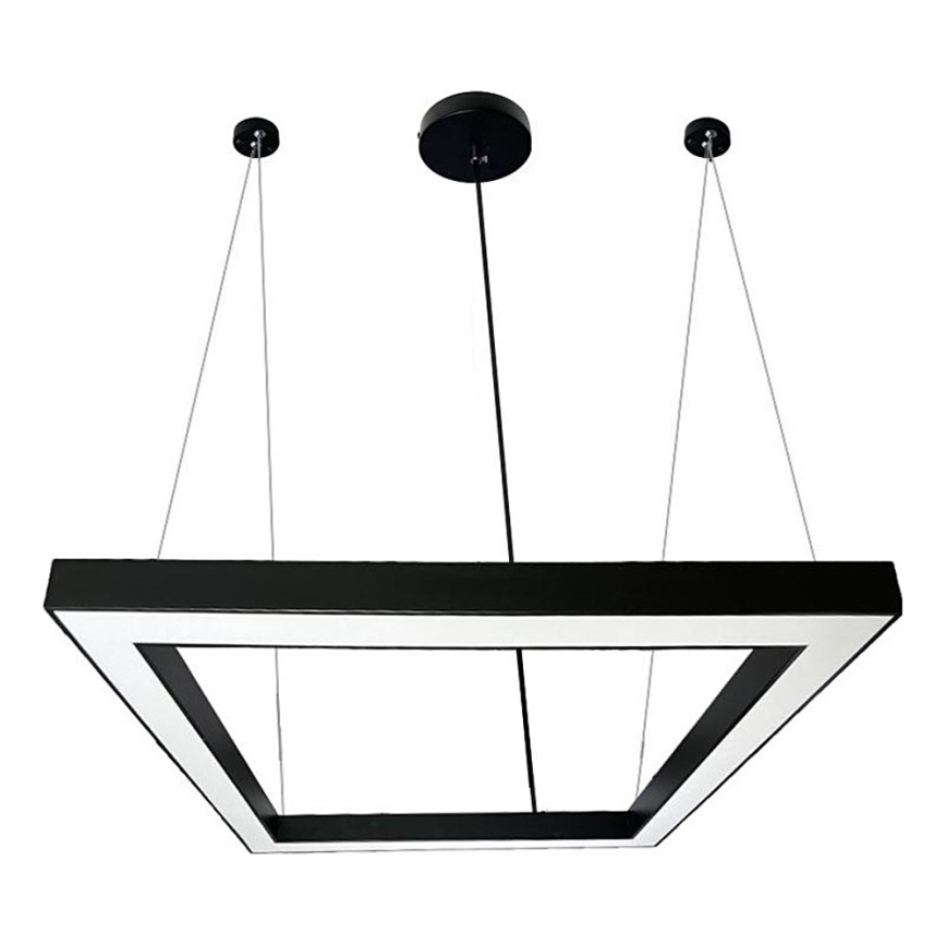 LED Hanglamp aan een koord LED/80W/230V 4000K 120x120 cm zwart