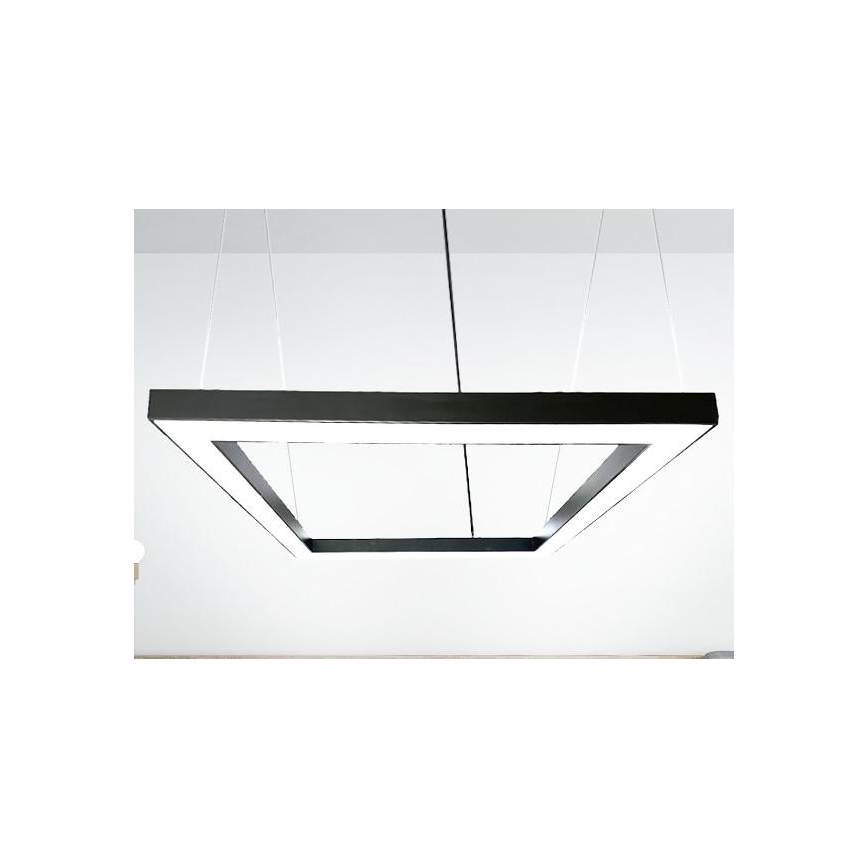 LED Hanglamp aan een koord LED/80W/230V 4000K 120x120 cm zwart