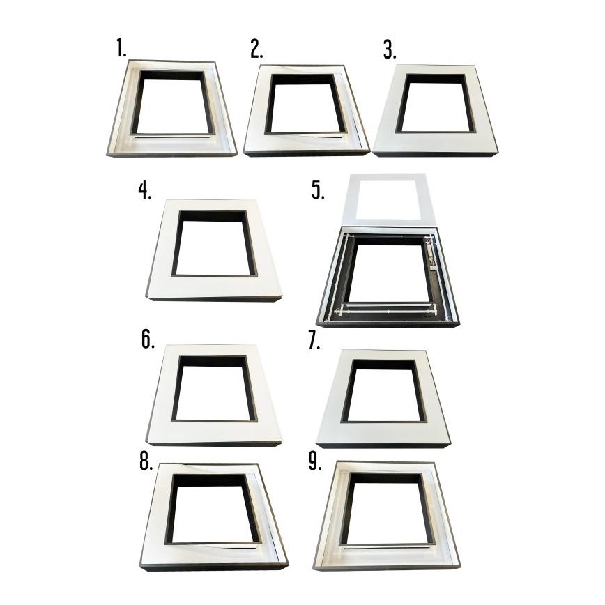 LED Hanglamp aan een koord LED/80W/230V 4000K 120x120 cm zwart