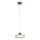 LED Hanglamp aan een koord LED/8W/230V 3000K goud/doorzichtig pr. 20 cm