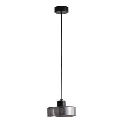 LED Hanglamp aan een koord LED/8W/230V 3000K zwart/gerookt pr. 20 cm