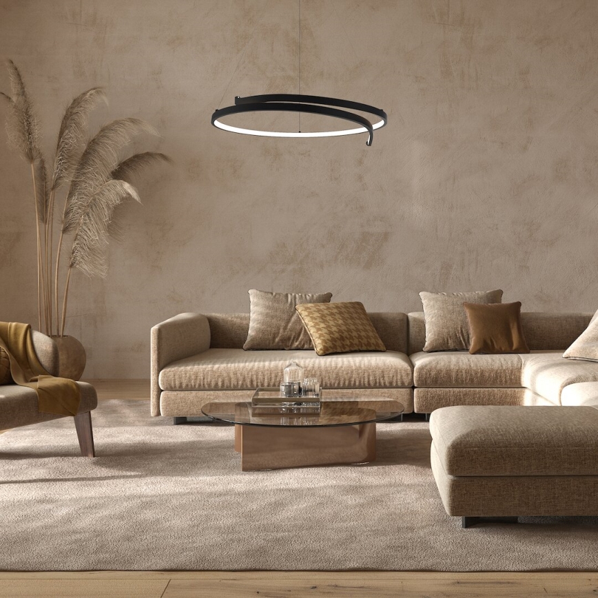 LED Hanglamp aan een koord LORENZO LED/35W/230V zwart