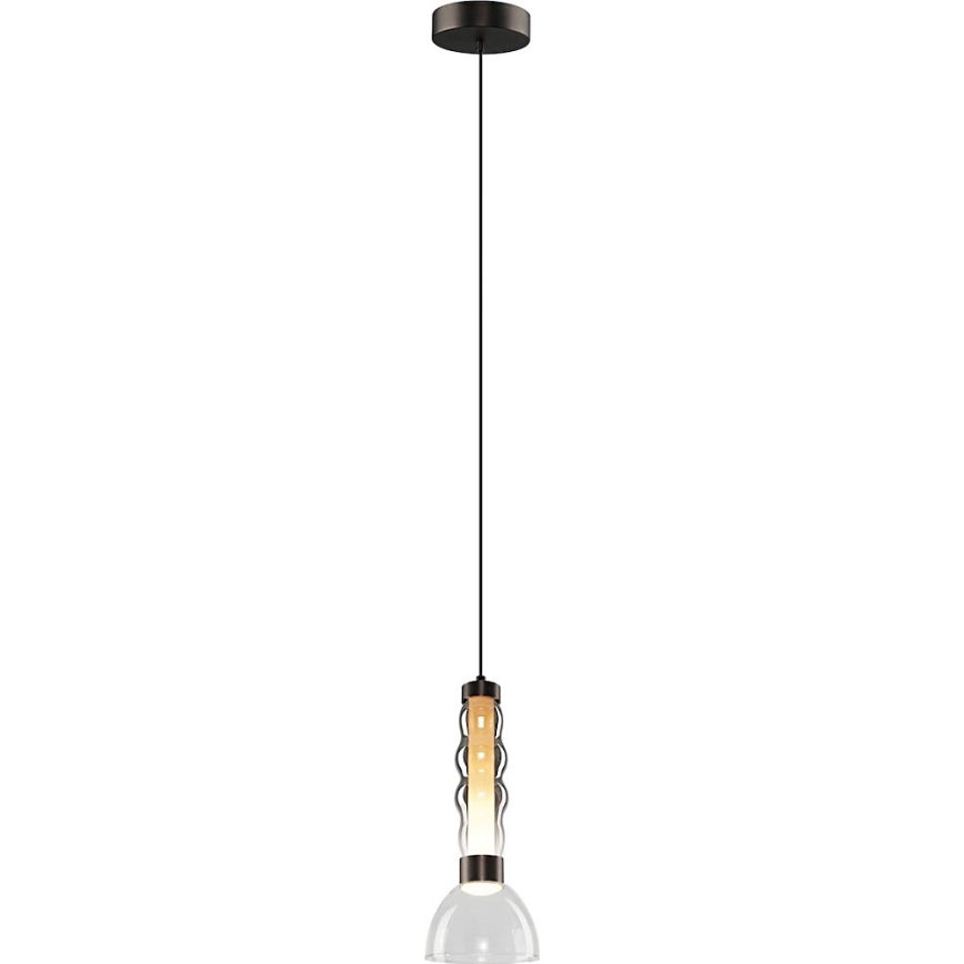 LED Hanglamp aan een koord LUCCO LED/13W/230V diameter 15 cm gerookt