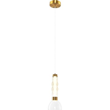 LED Hanglamp aan een koord LUCCO LED/13W/230V diameter 15 cm goud