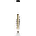 LED Hanglamp aan een koord LUCCO LED/18W/230V diameter 15 cm gerookt